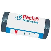Мешки для мусора 60 л, черные, в рулоне 50 шт., ПНД, 6,2 мкм, 800х600 мм, PACLAN Professional, 604078 в Кирове