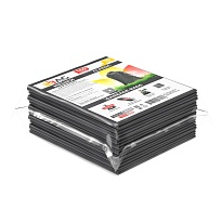 Мешки для мусора 160 л, серые, в пачке 10 шт., ПВД, 40 мкм, 900х1100 мм, i-Bag в Кирове