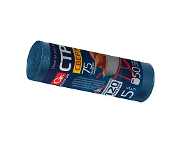 Мешки для мусора 120 л, трехслойные, синие, в рулоне 5 шт., ПВД, 75 мкм, 1100х700 мм, GRIFON PROFF СТРОЙКА, 101-521 в Кирове