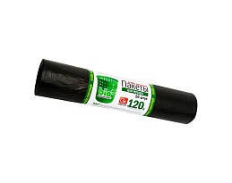 Мешки для мусора 120 л, серые, в рулоне 50 шт., ПНД, 16 мкм, 1100х700 мм, GRIFON, 101-015 в Кирове