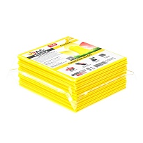Мешки для мусора 160 л, желтые, в пачке 10 шт., ПВД, 40 мкм, 900х1100 мм, i-Bag в Кирове